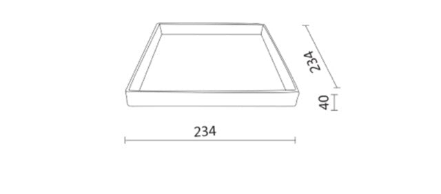 23.8x23.8x4cm