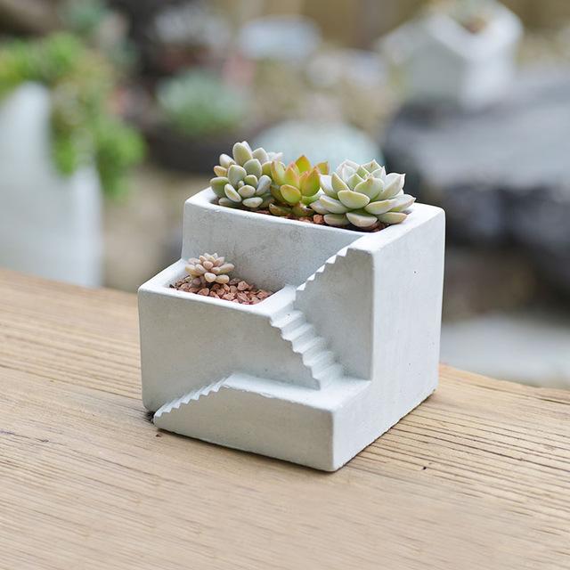 Stairway flower pot - madmolds - Stairway flower pot