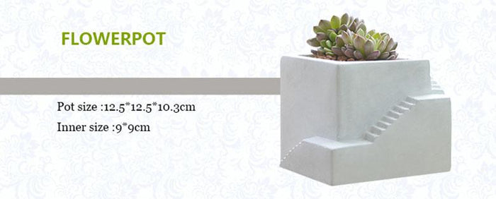 Stairway flower pot - madmolds - Stairway flower pot