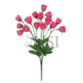 Standard Mini Rose Bud Flower Bush, 14in, Hot Pink
