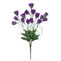 Standard Mini Rose Bud Flower Bush, 14in, Purple