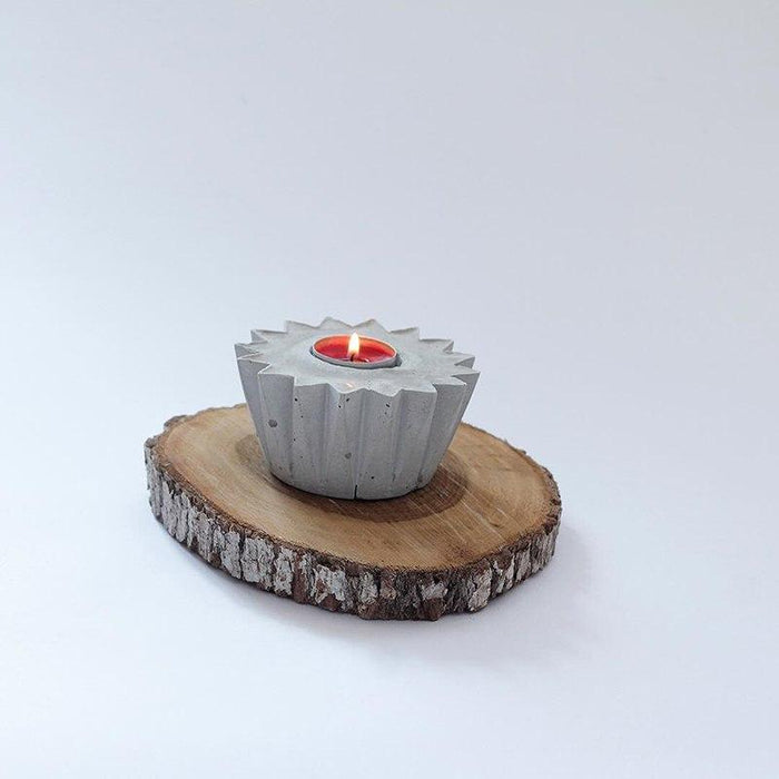Star flowerpot silicone mold - madmolds -