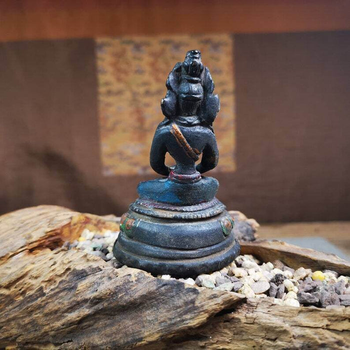 Statue,Amitayus,Buddha of Longevity,80 Years - Tibetan Buddhist statue, view 4