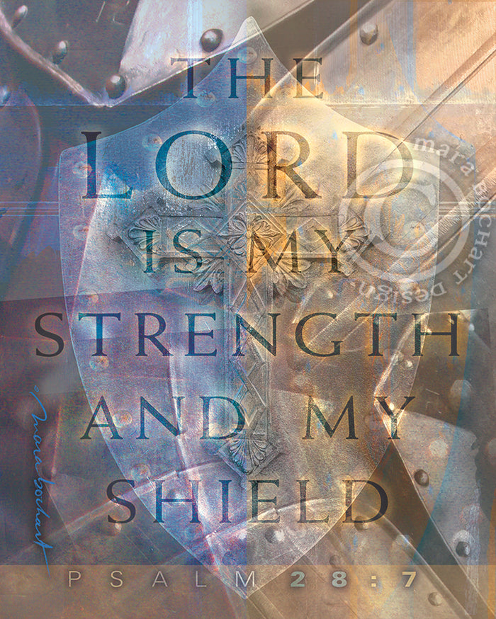 Strength and Shield - premium canvas