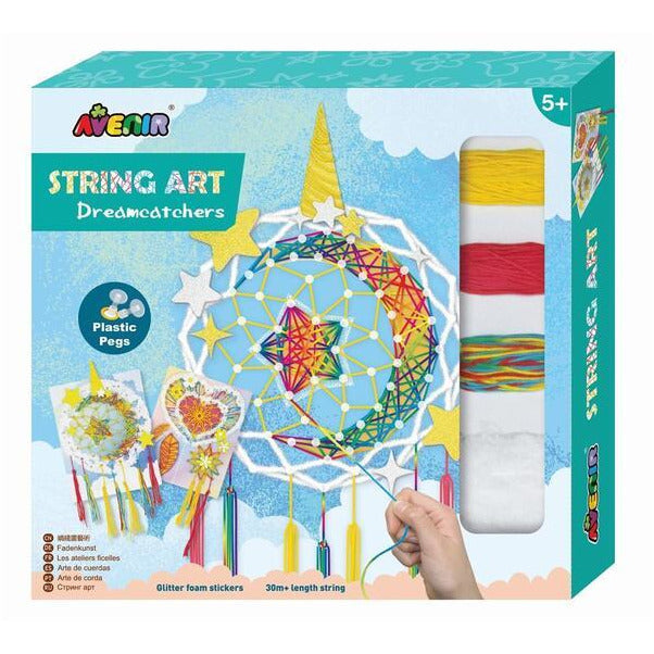 string art dream catcher making kit for kids