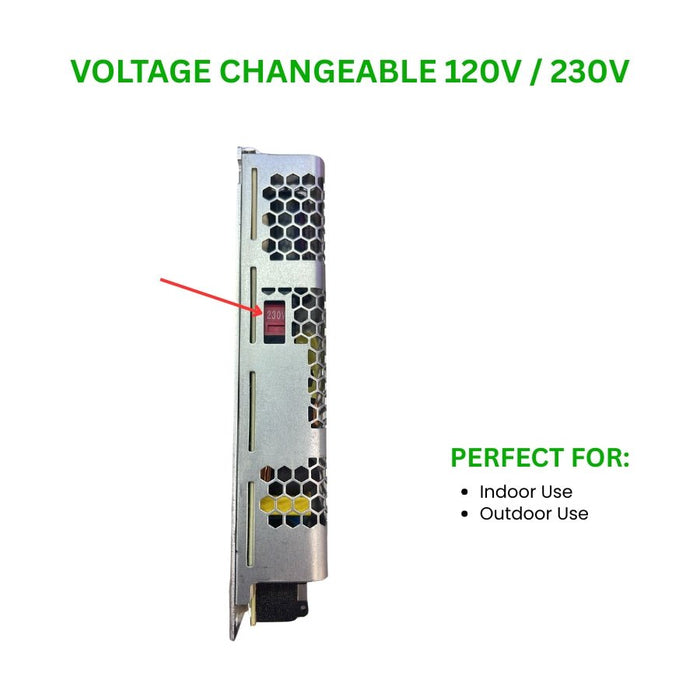 Switchable Power Supply LED LRS-150-12 150W 12V 12.5A for CCTV, LED Strips & More