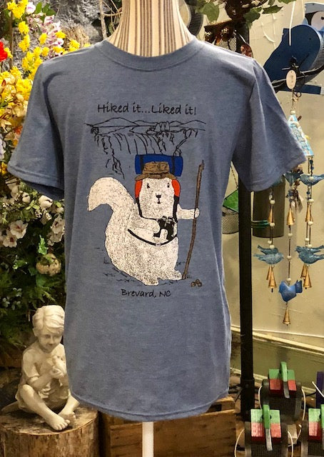 T-Shirt - Adult - Hiked it. Liked it. - Short Sleeve Crew Neck in Blue