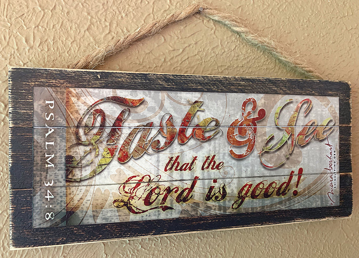 Taste and See - pallet