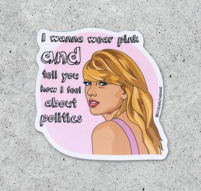 Taylor Swift Politics Sticker