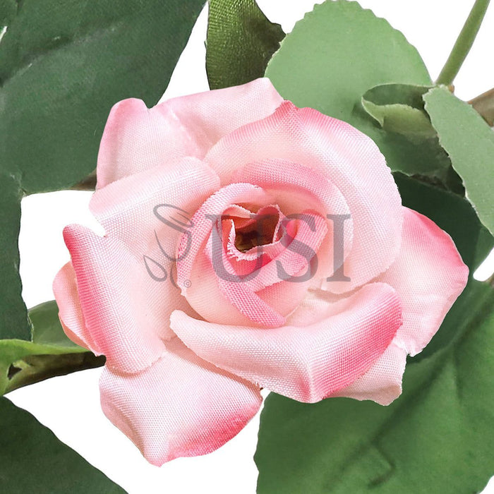 Tea Rose Hanging Flower Vine Spray, 4ft, Pink