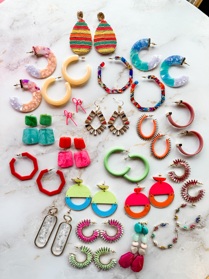 Technicolor Earring Collection
