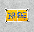 Ted Lasso Torn Believe Sign vinyl sticker