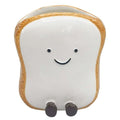 toast with a smiling face