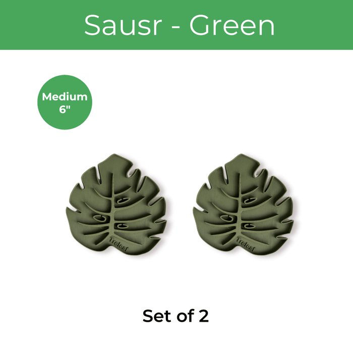 Medium (6") - Set of 2 / Green