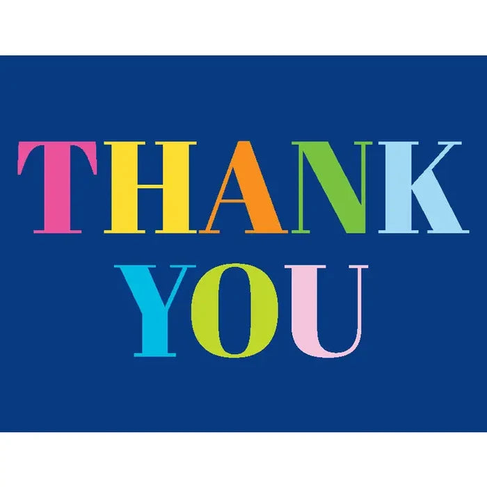 Thank You Multi-Color Notecards