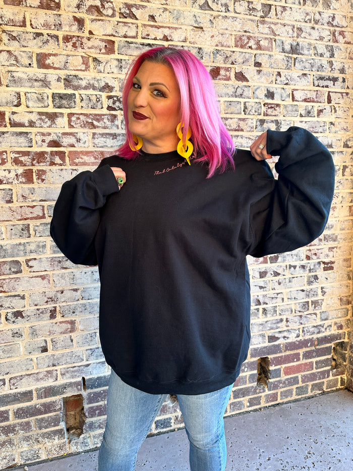 That Catalyst Girl Embroidered Sweatshirt