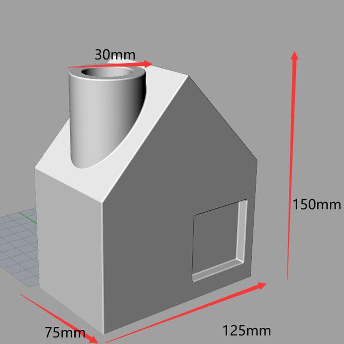 The barn vase silicone mold - madmolds -