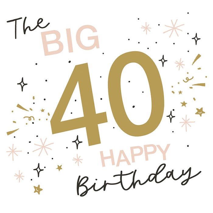 40th Birthday Card