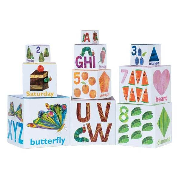very hungry caterpillar learning blocks
