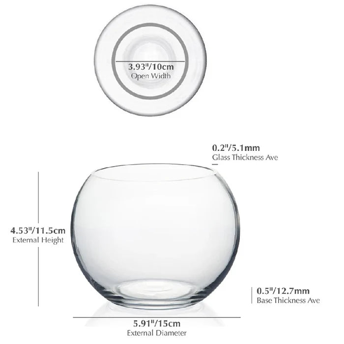 Clear Bubble Vase Vase - Image