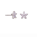 Flower-shaped earrings
