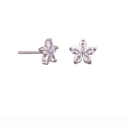 Flower-shaped earrings