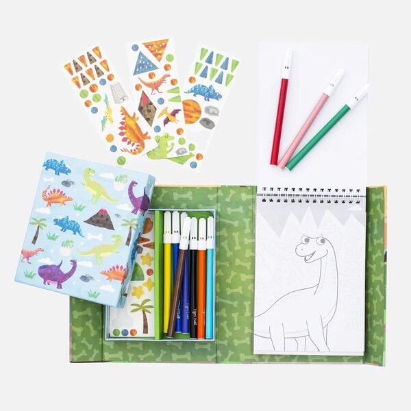 dinosaurs boxed colouring activity for kids