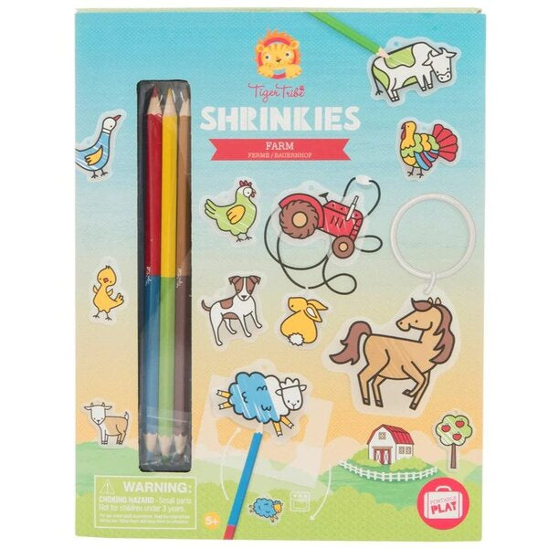 farm shrinkies kids activity