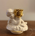 Tiny Gold Cherub  Incense cone burner
