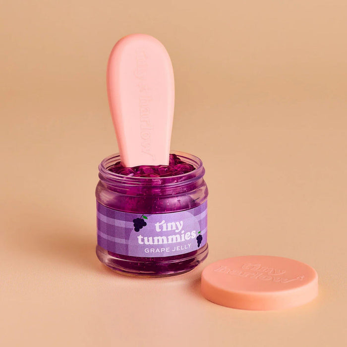 Tiny Harlow - Tiny Tummies - Jar & Spoon Set - Grape Jelly