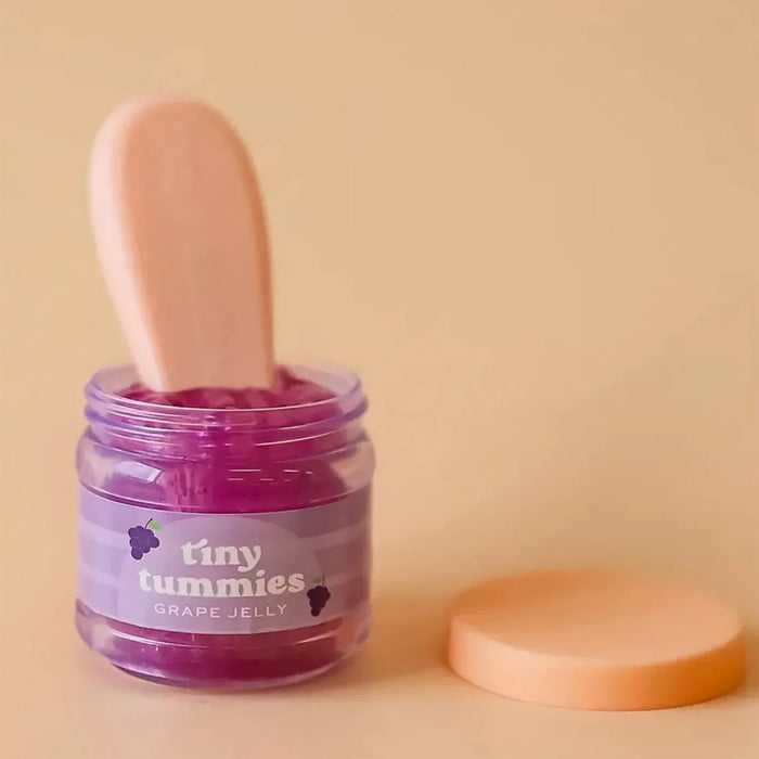 Tiny Harlow - Tiny Tummies - Jar & Spoon Set - Grape Jelly