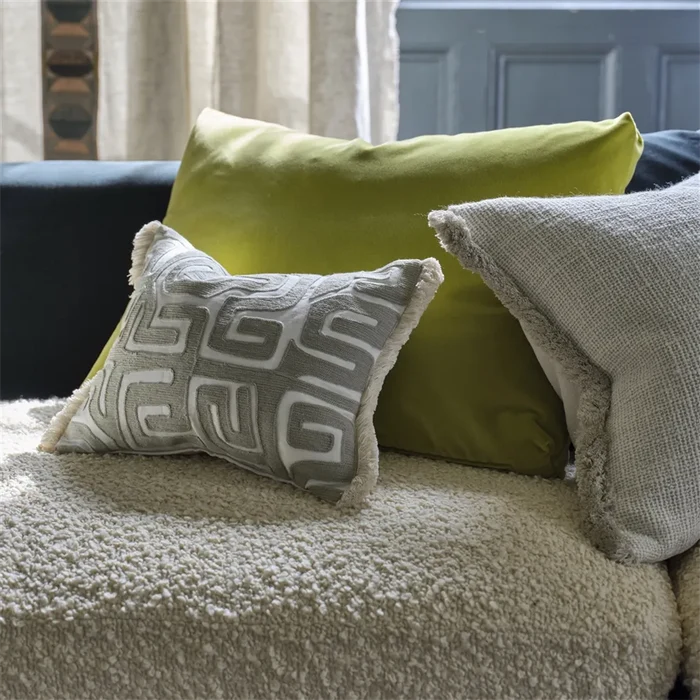 Tokusa Sepia Linen/Cotton Decorative Pillow