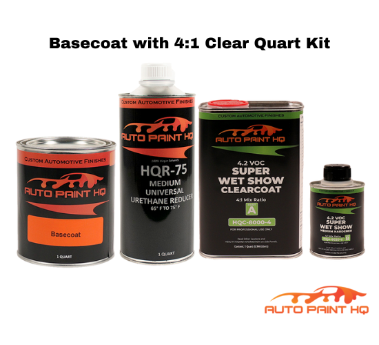 Toyota 6S5 Mystic Sea Green Opal Basecoat Clearcoat Quart Complete Paint Kit