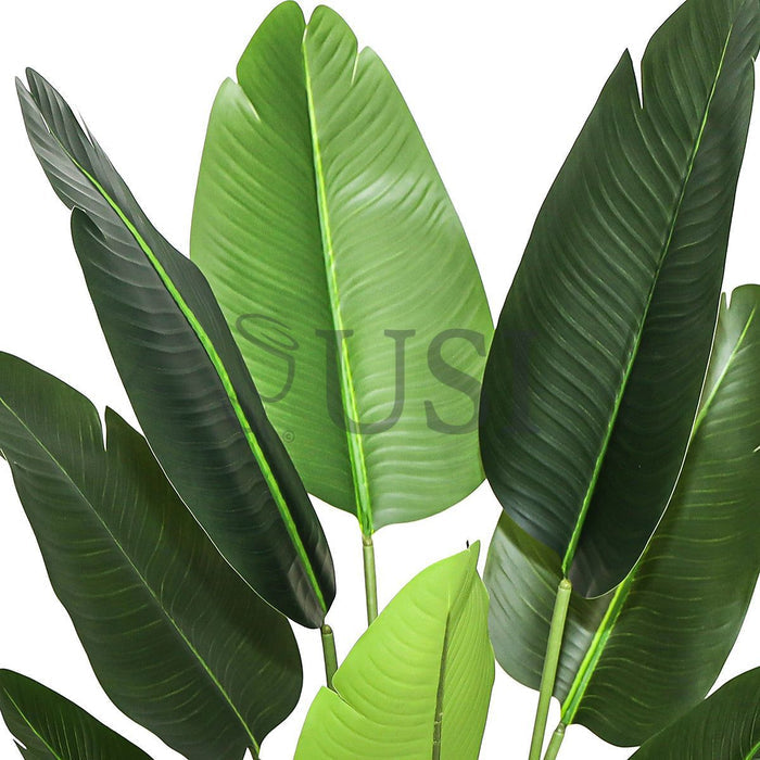 Travelers Palm Tree Real Touch x8 Potted, 4ft, Green