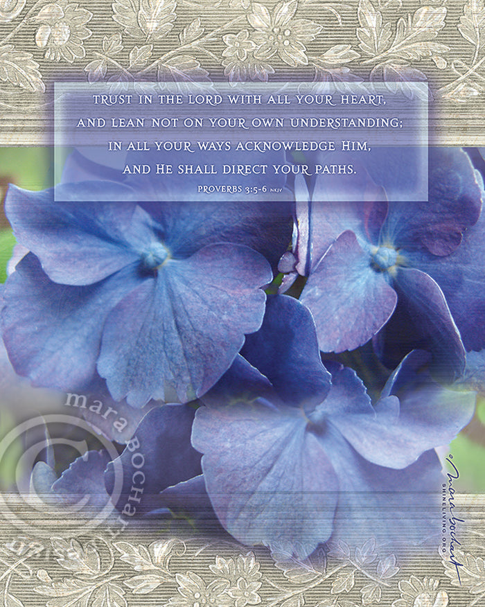 Trust in the Lord - vertical - premium canvas