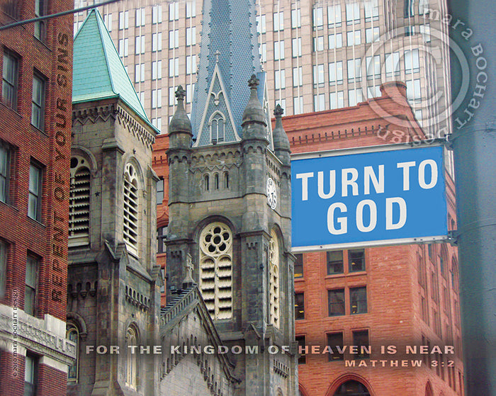 Turn to God - frameable print