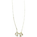 Beige Tassel Necklace