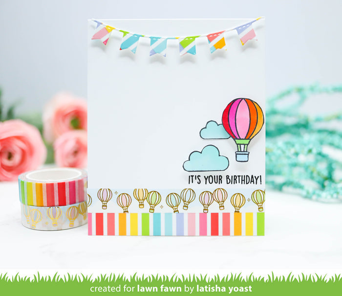up and away foiled washi tape
