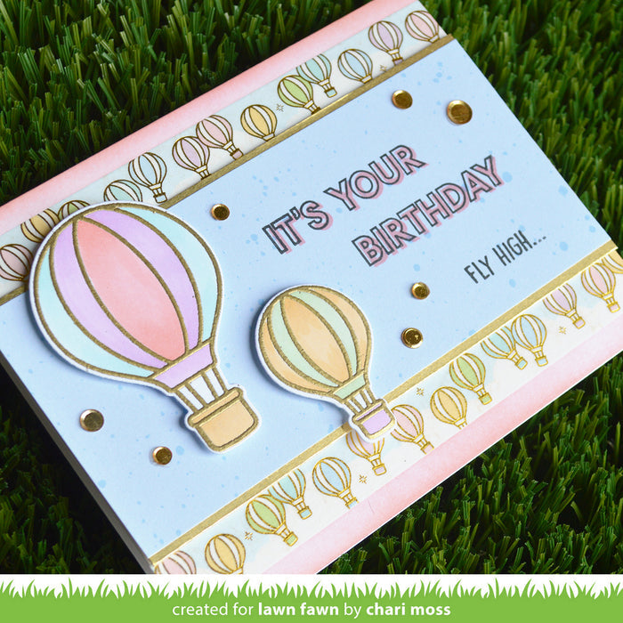 up and away foiled washi tape