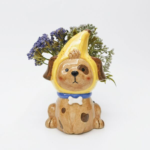 banana dog vase for flowers