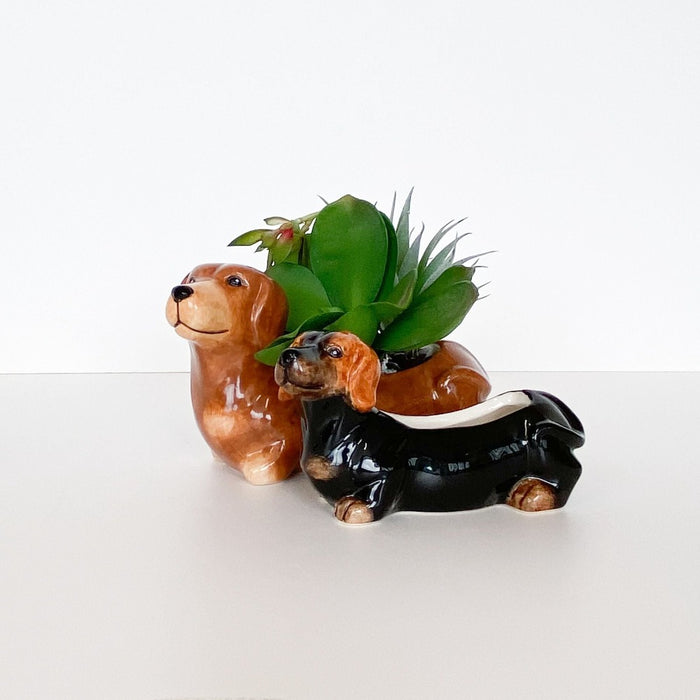 dachshund planters