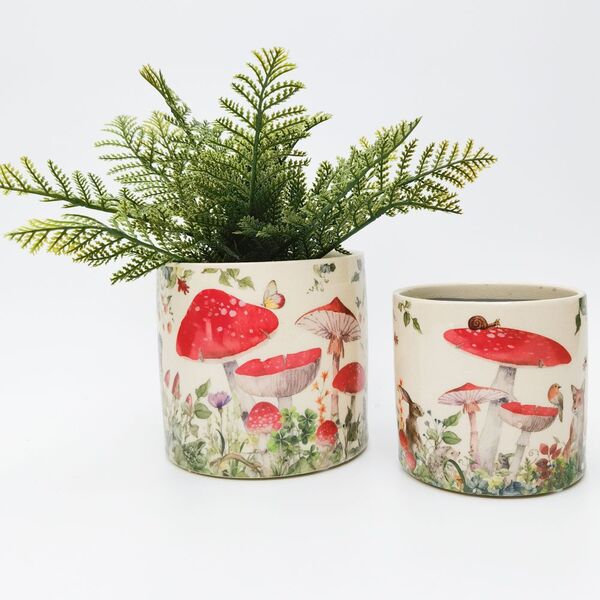 enchanted garden planter pots