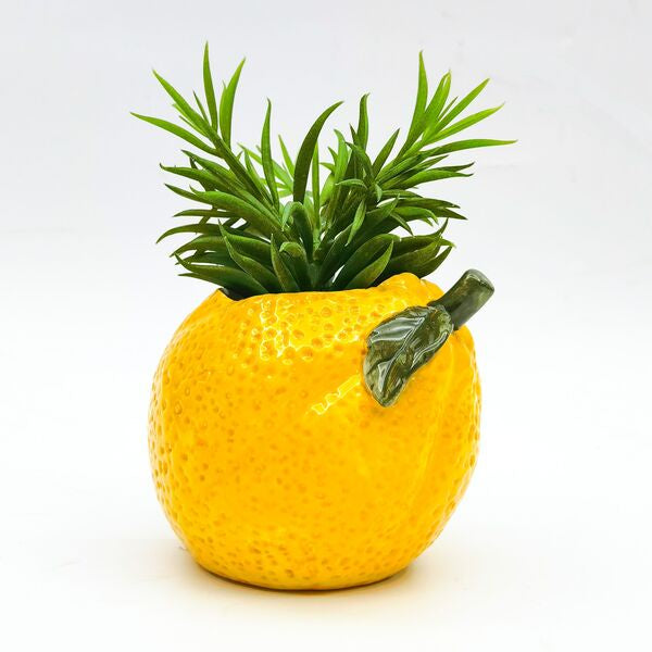 lemon planter pot