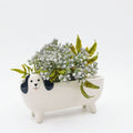 small long dog planter