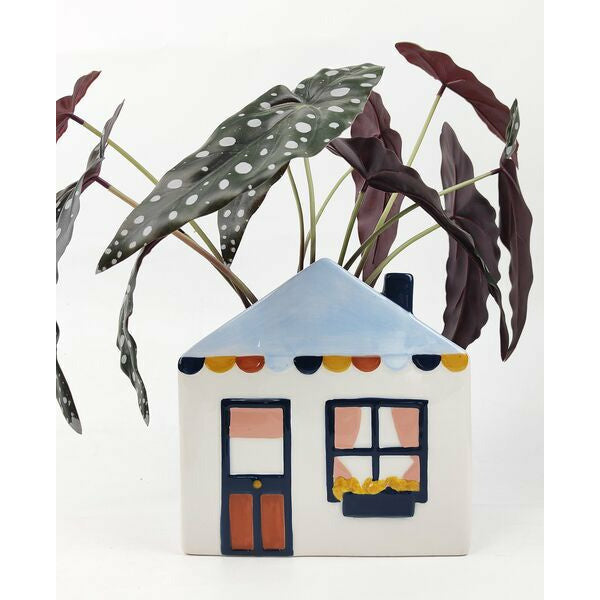 retro house planter
