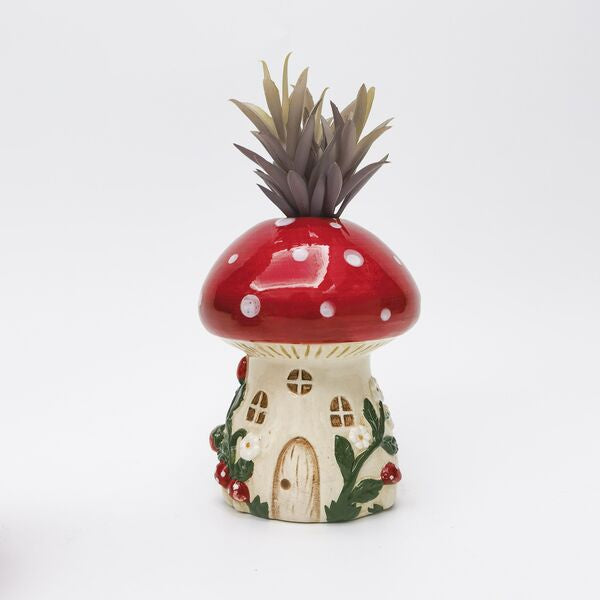 toadstool house vase