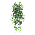 Variegated English Ivy Hanging Greenery Bush, 32in, Variegated