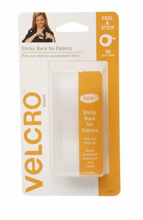 VELCRO STICKY BACK 24"X3/4" WH