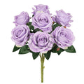 Velvet Rose Bush x7, 16in, Lavender