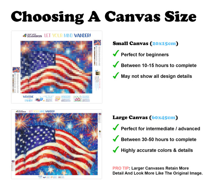 Vibrant Stars and Stripes Forever